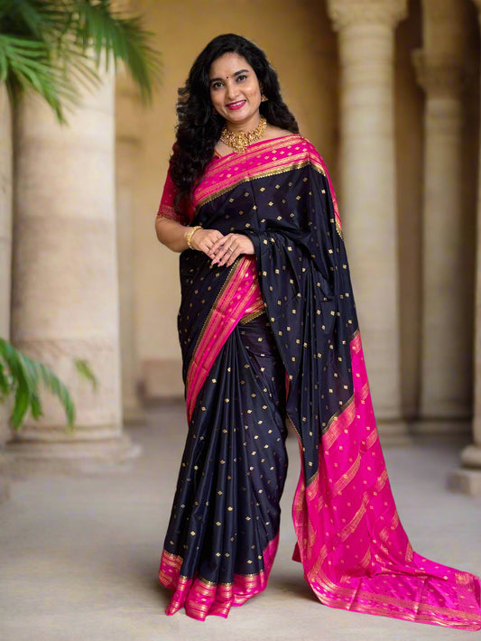 Semi Mysore Crepe (Premium, Motifs and Medium Bentex)