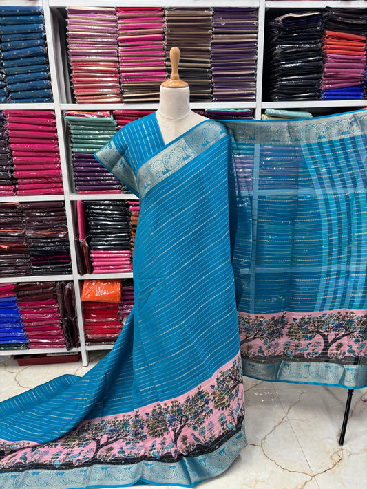 Georgette Crepe (Kalamkari Print)