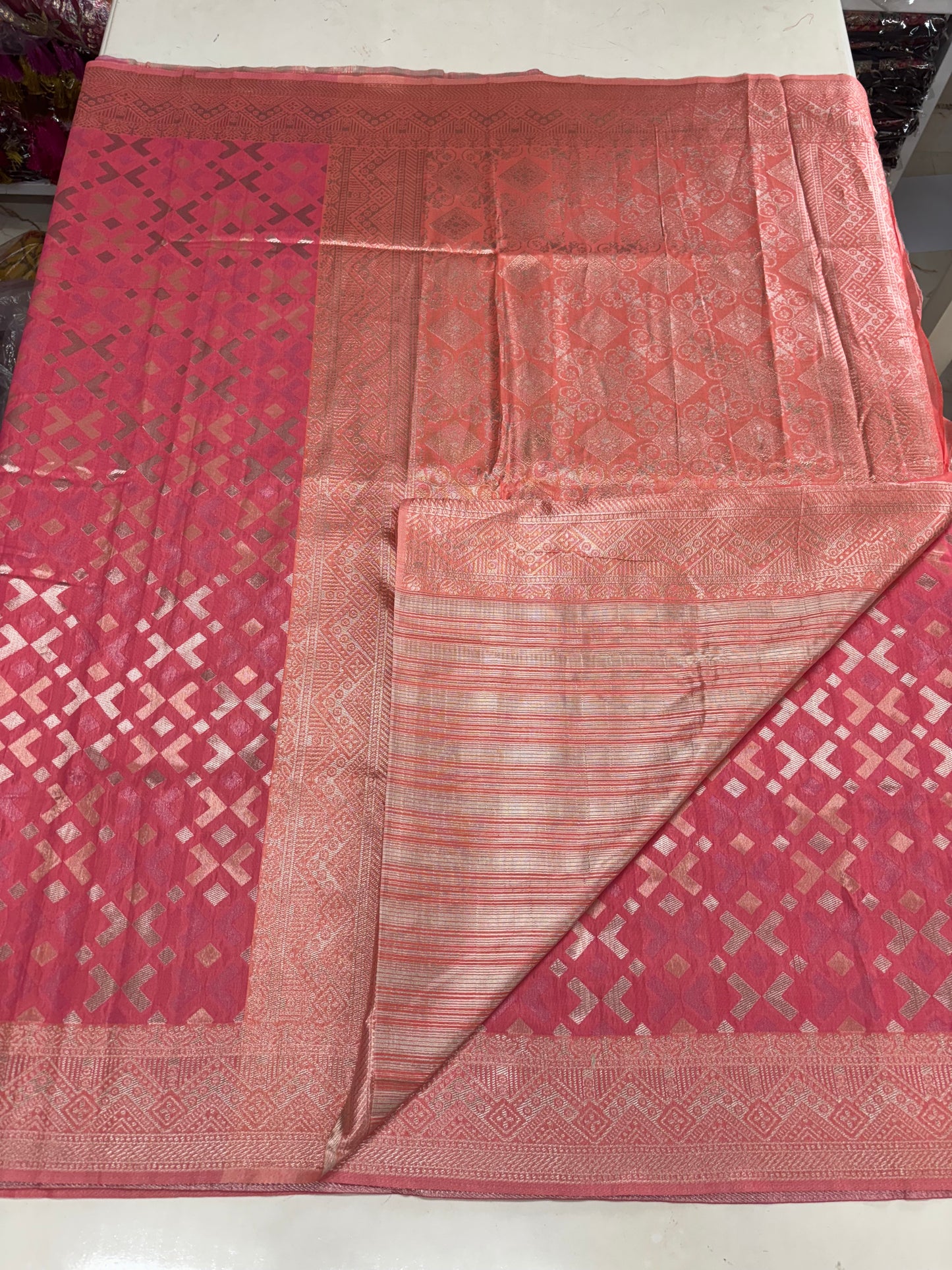 Cotton Blended Fancy Saree