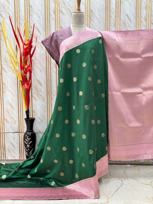 Soft Silk (Mayuri Border and Grand Pallu)