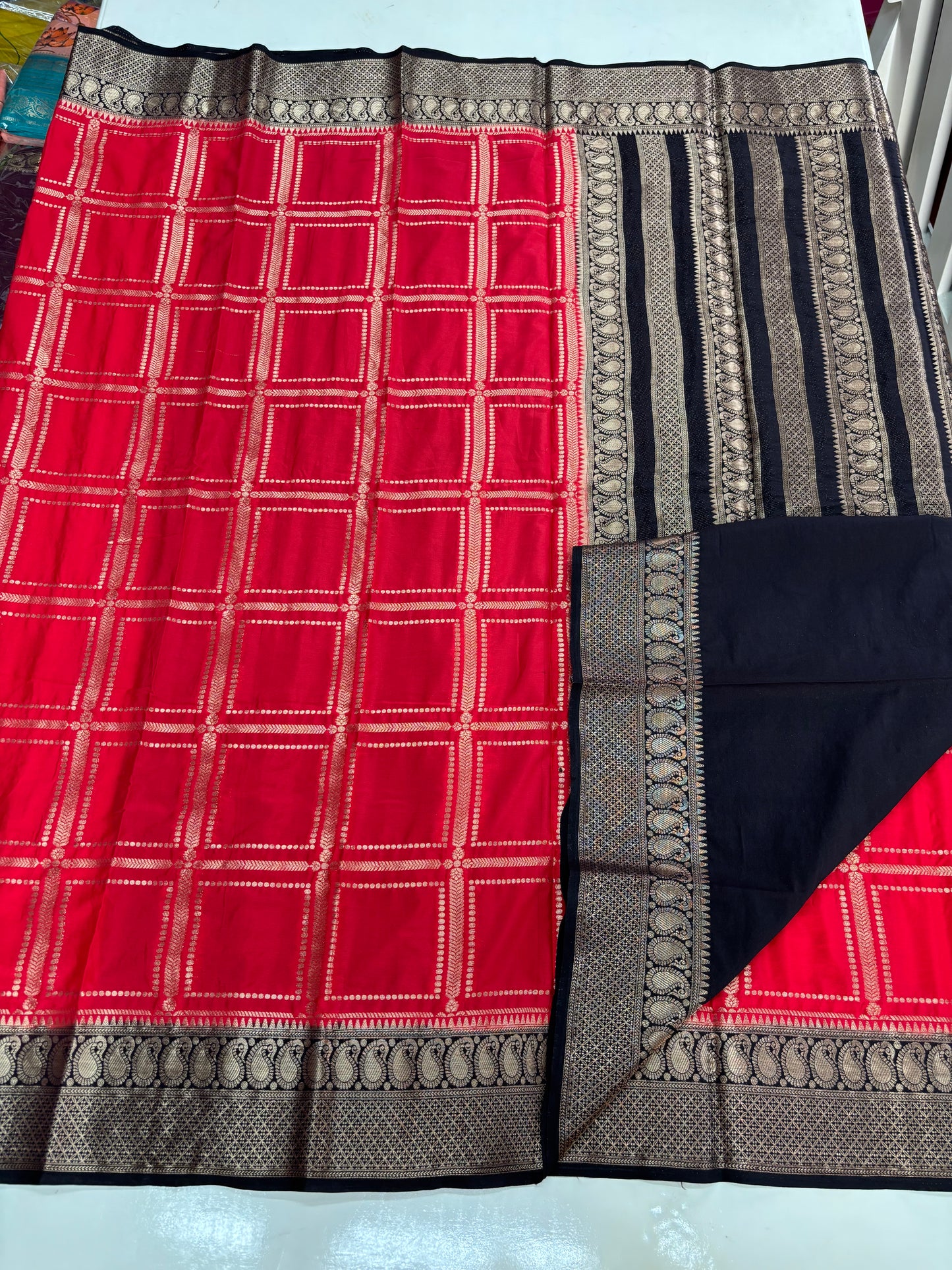 Semi Mysore Crepe (Premium, Rich Checks and Grand Chit Pallu)