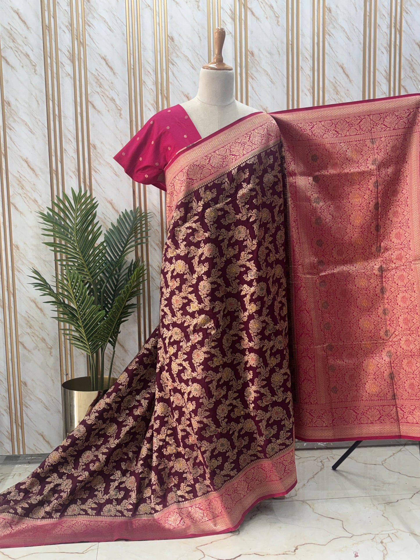 Banarasi Dola (Jaal Pattern with Grand Pallu)