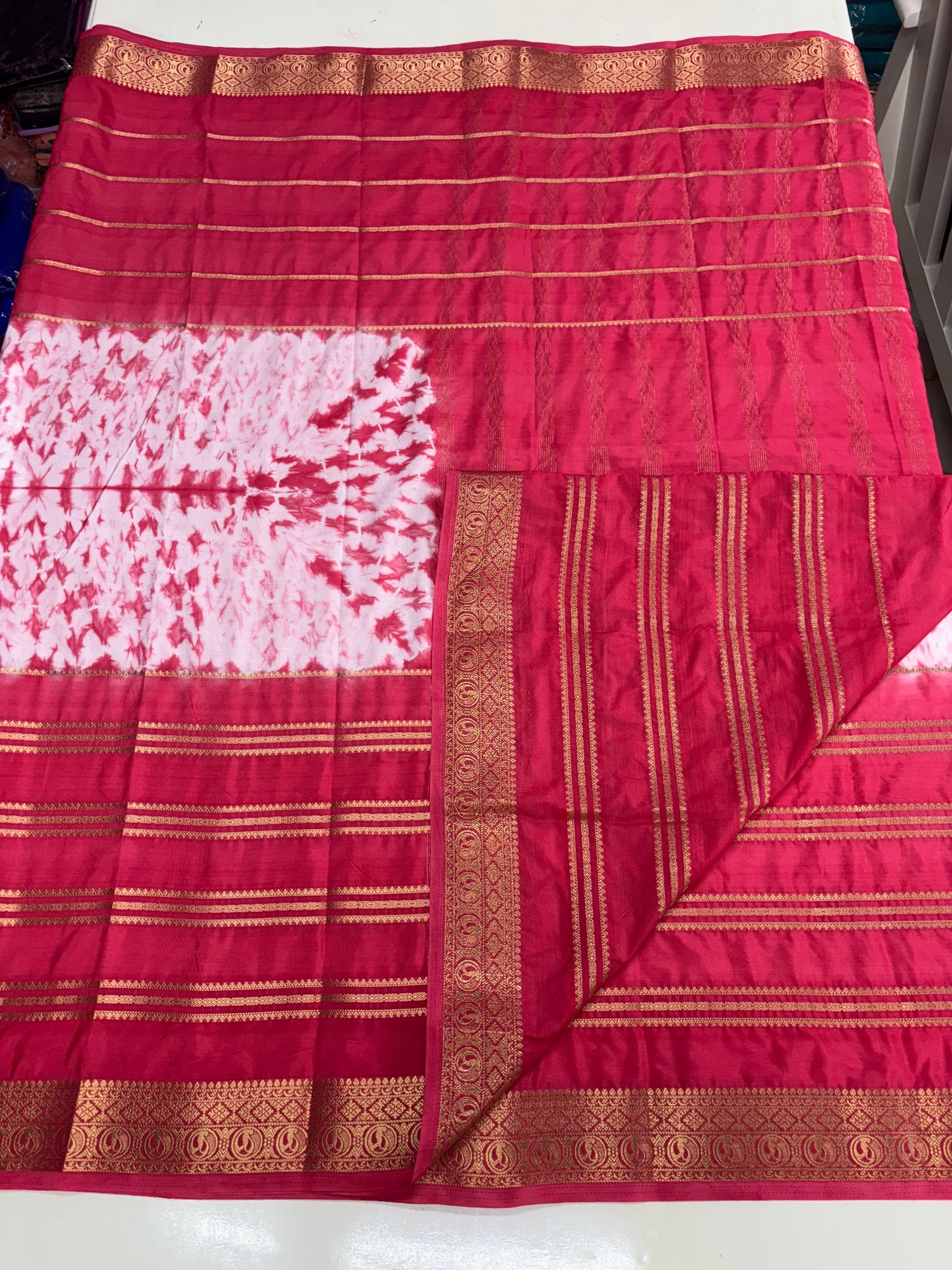 Semi Mysore Crepe (2D, Shibori)