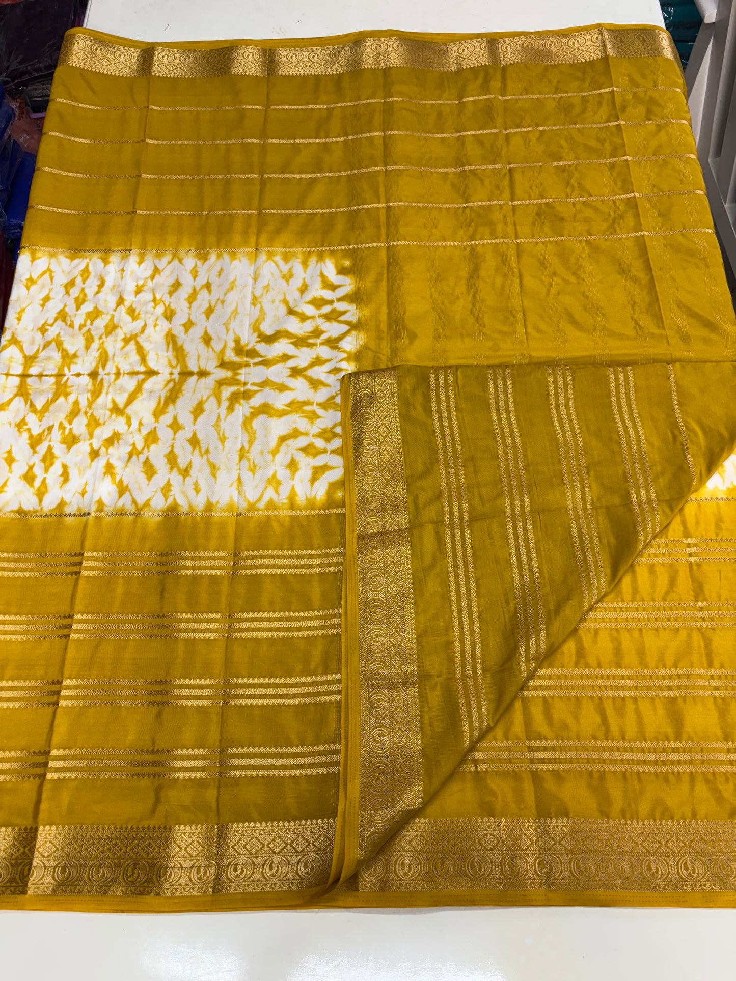Semi Mysore Crepe (2D, Shibori)
