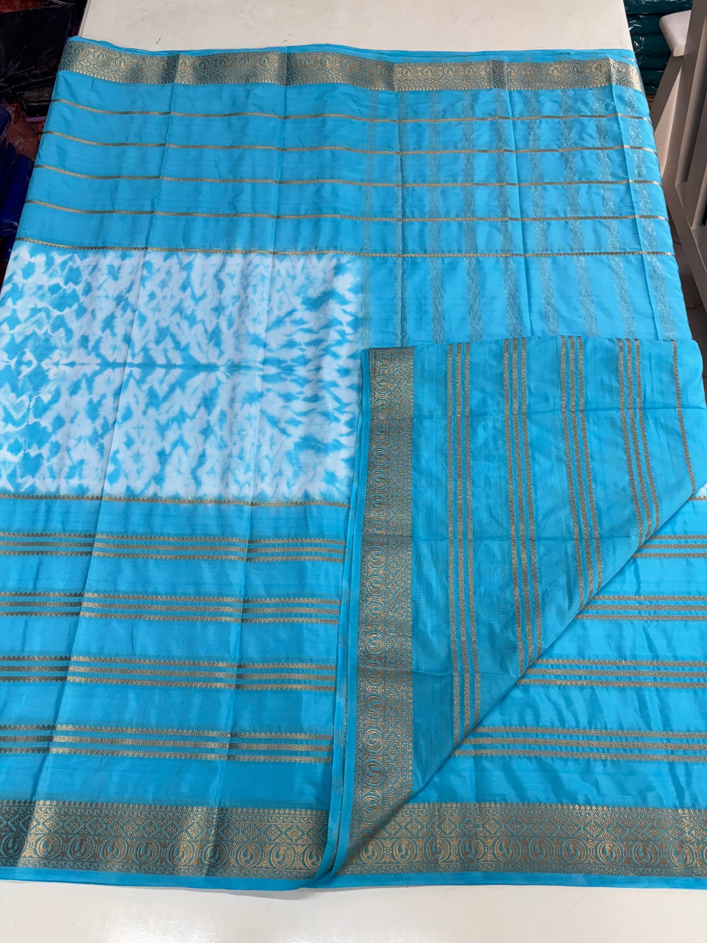 Semi Mysore Crepe (2D, Shibori)