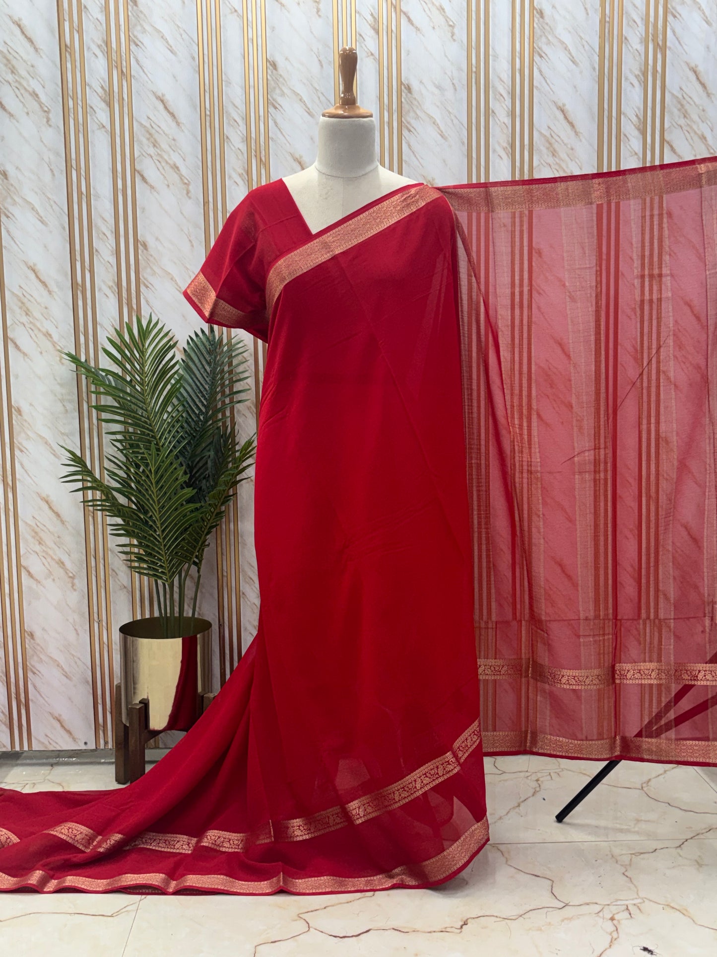 Georgette Chiffon (SS Bentex Border)