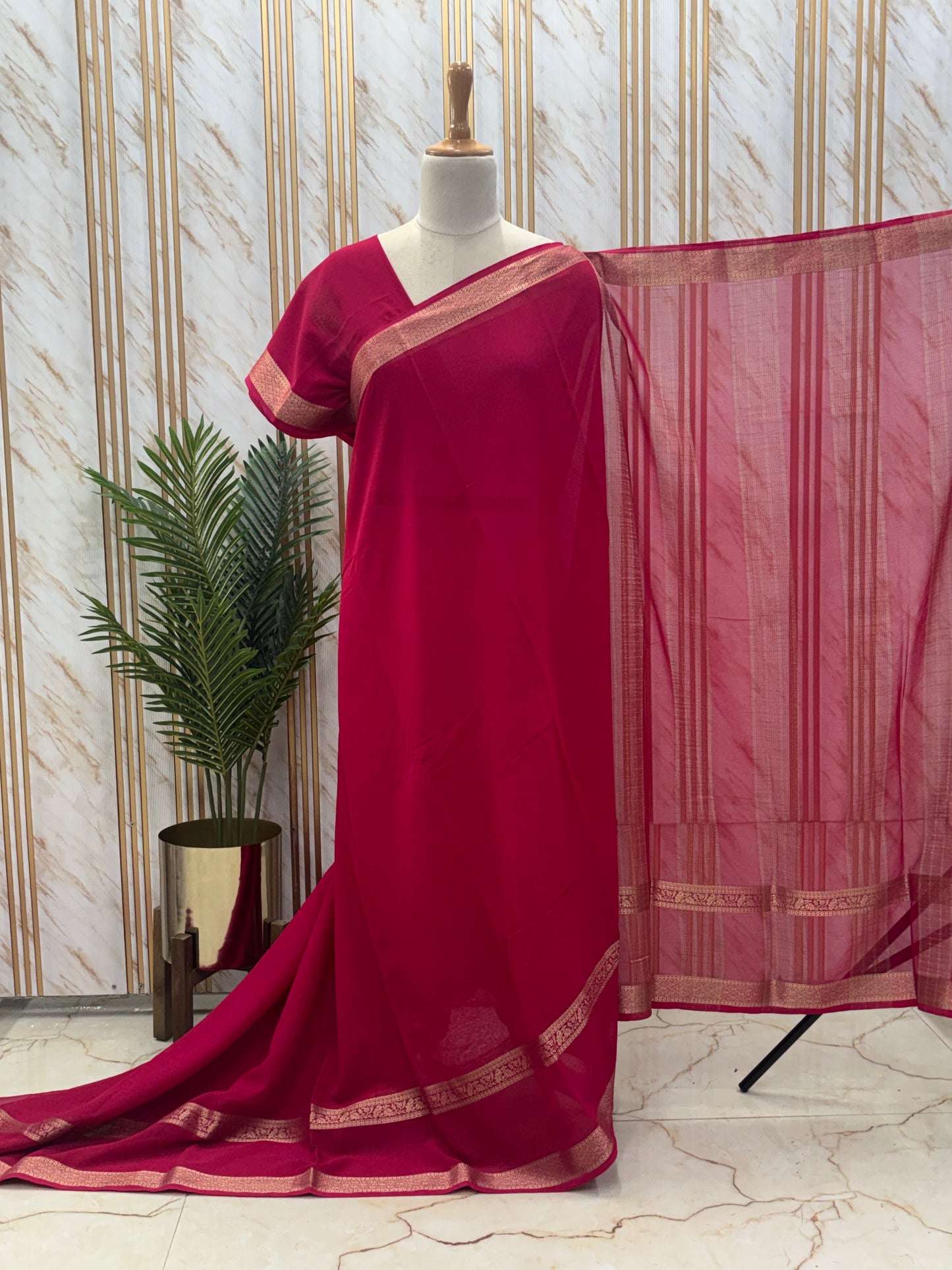 Georgette Chiffon (SS Bentex Border)