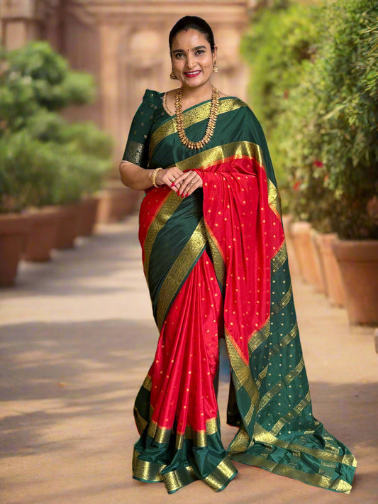 Semi Mysore Crepe (Motifs and Big Bentex)