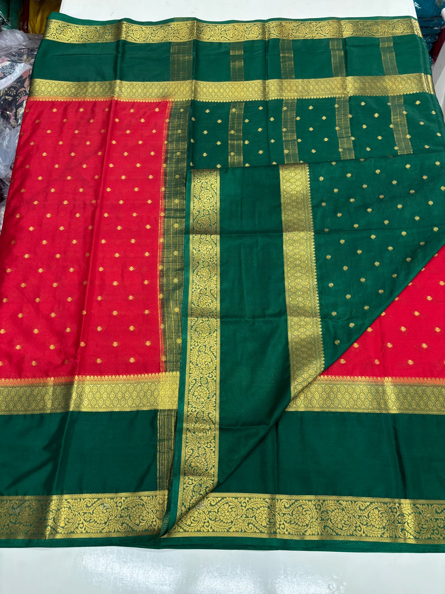 Semi Mysore Crepe (Motifs and Big Bentex)