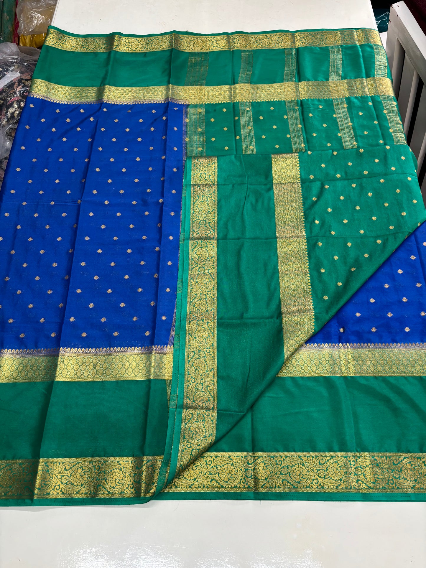 Semi Mysore Crepe (Motifs and Big Bentex)