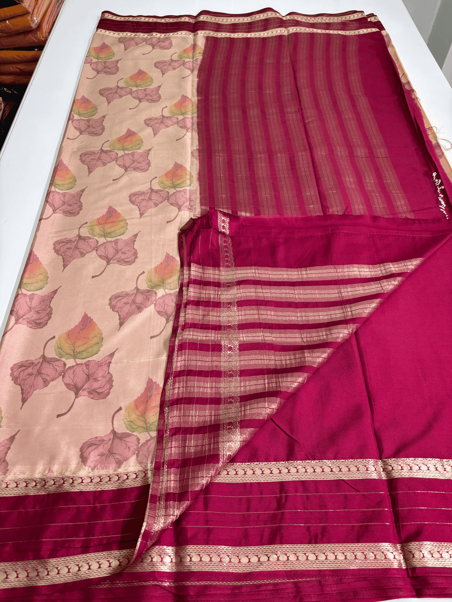 Printed Semi Mysore Crepe