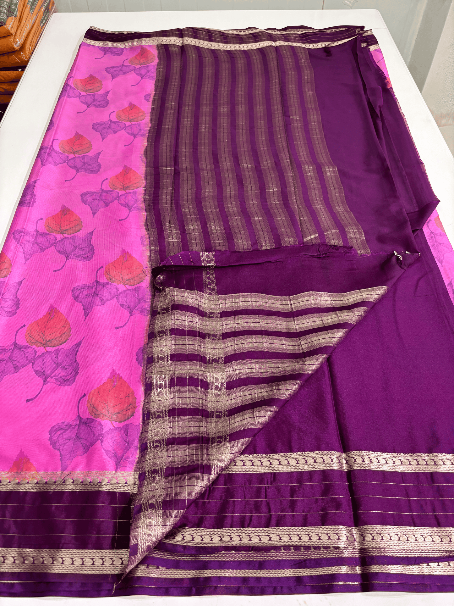 Printed Semi Mysore Crepe
