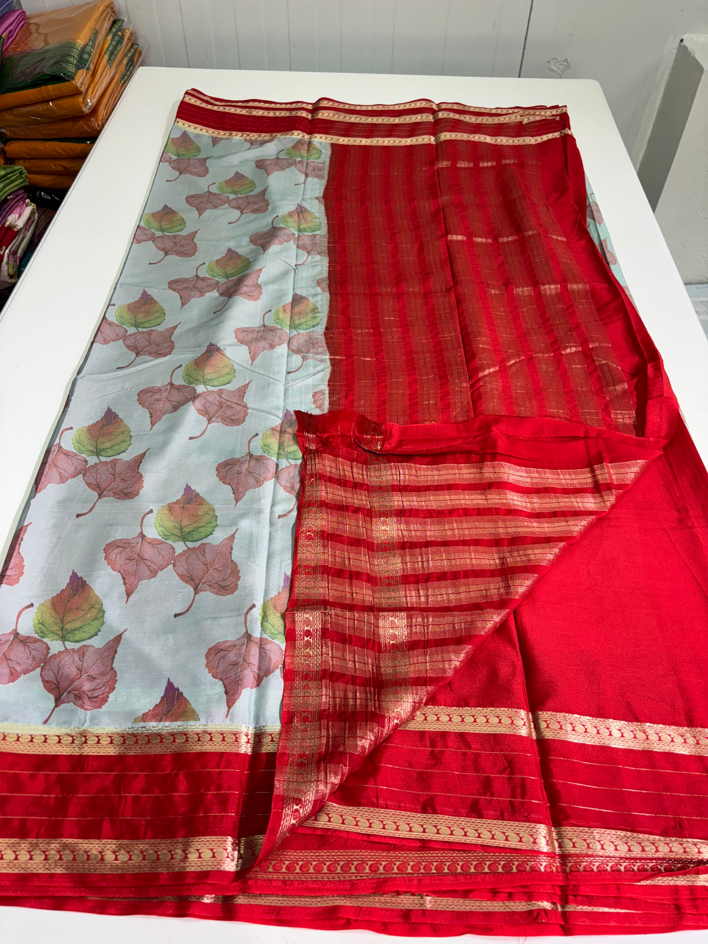 Printed Semi Mysore Crepe