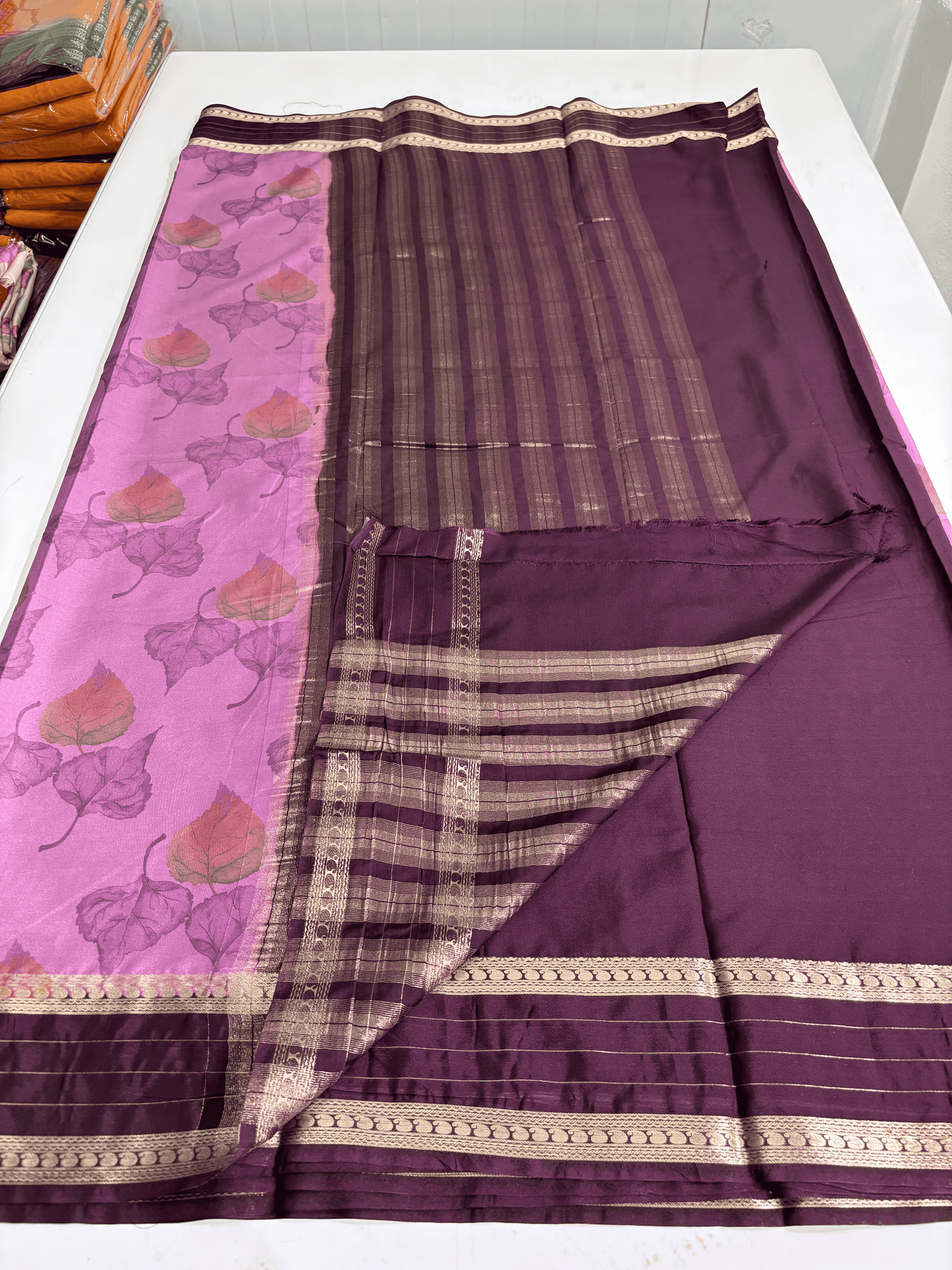 Printed Semi Mysore Crepe