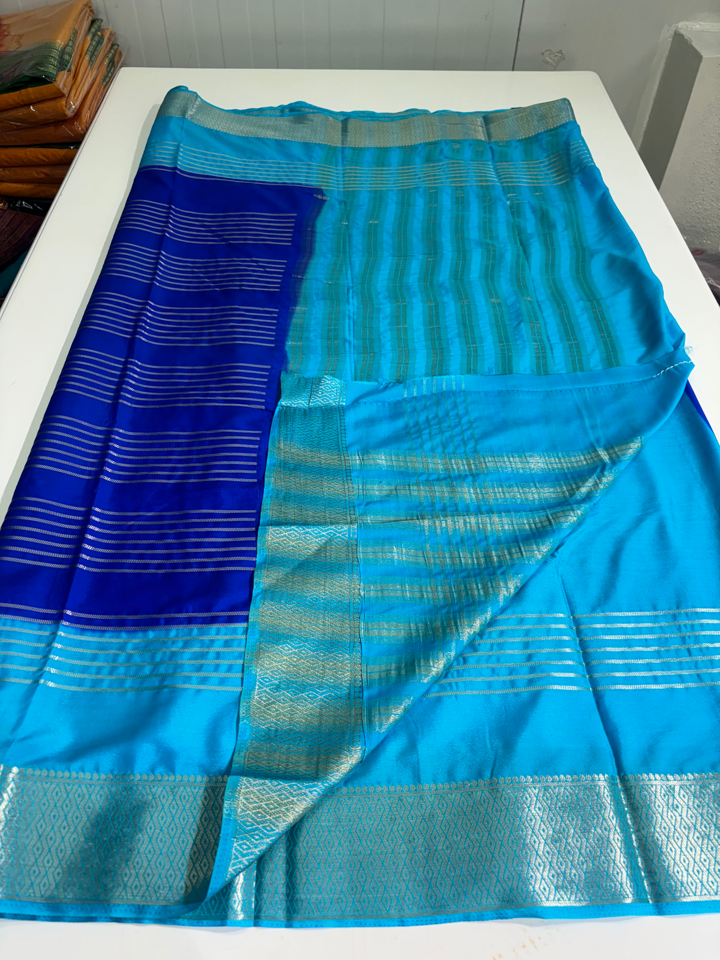 Semi Mysore Crepe Premium 2D