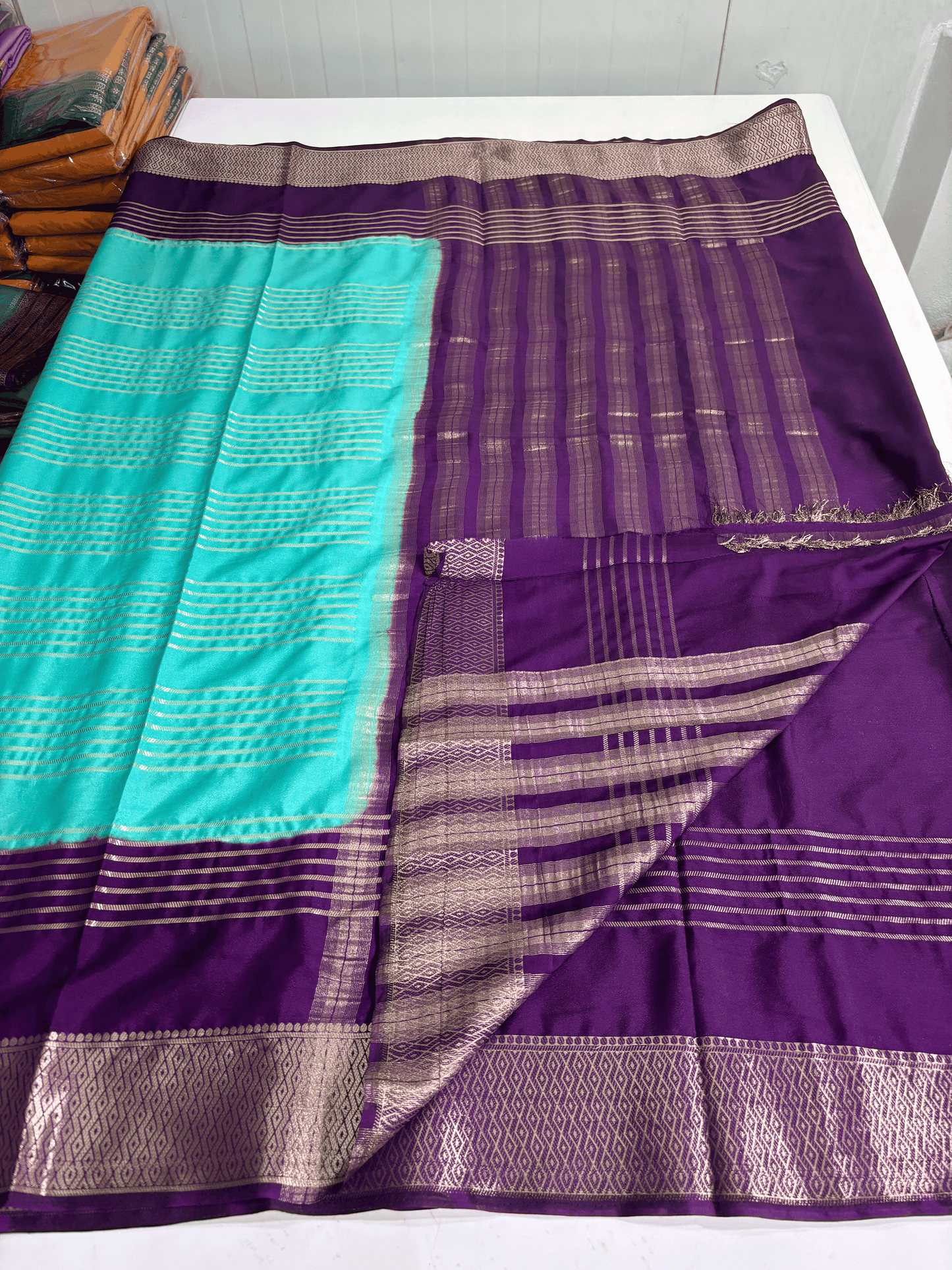 Semi Mysore Crepe Premium 2D