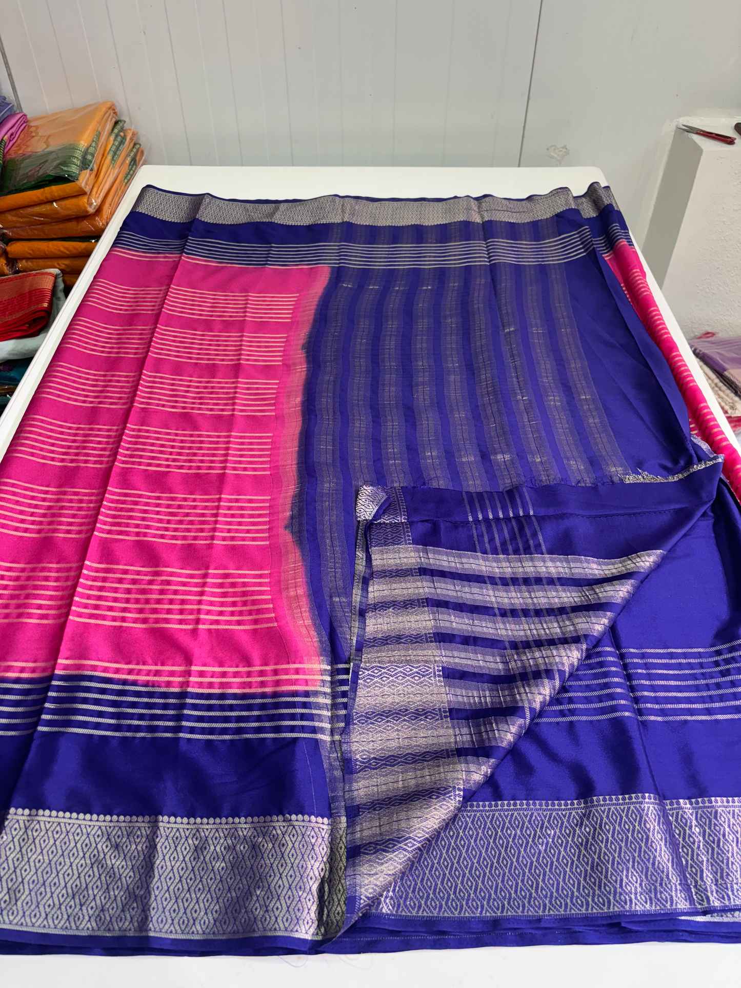 Semi Mysore Crepe Premium 2D