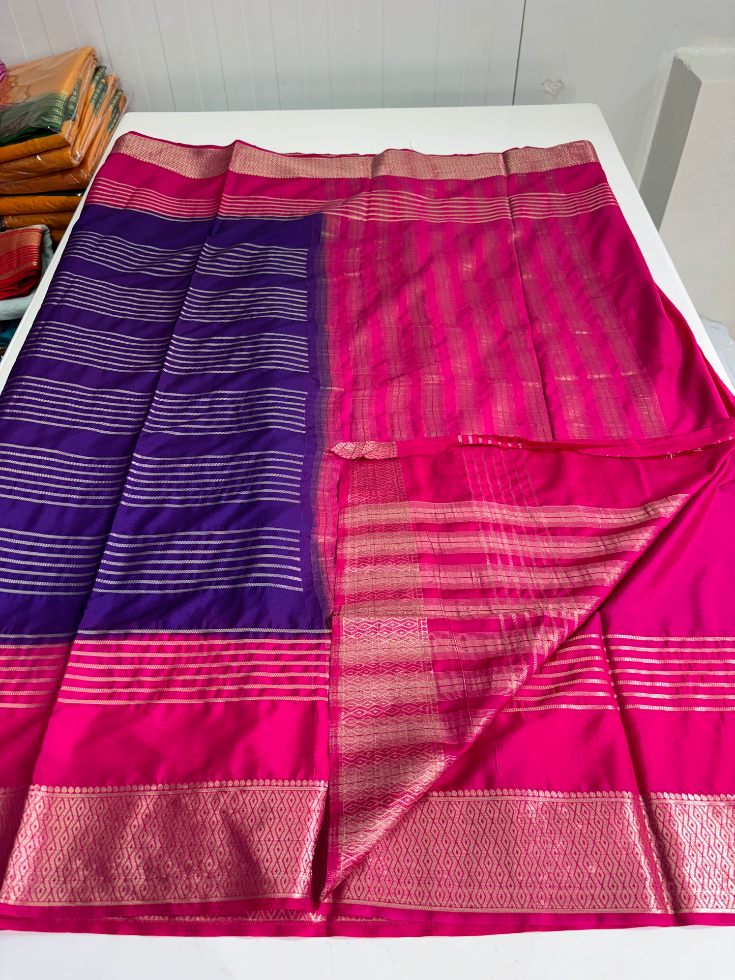 Semi Mysore Crepe Premium 2D