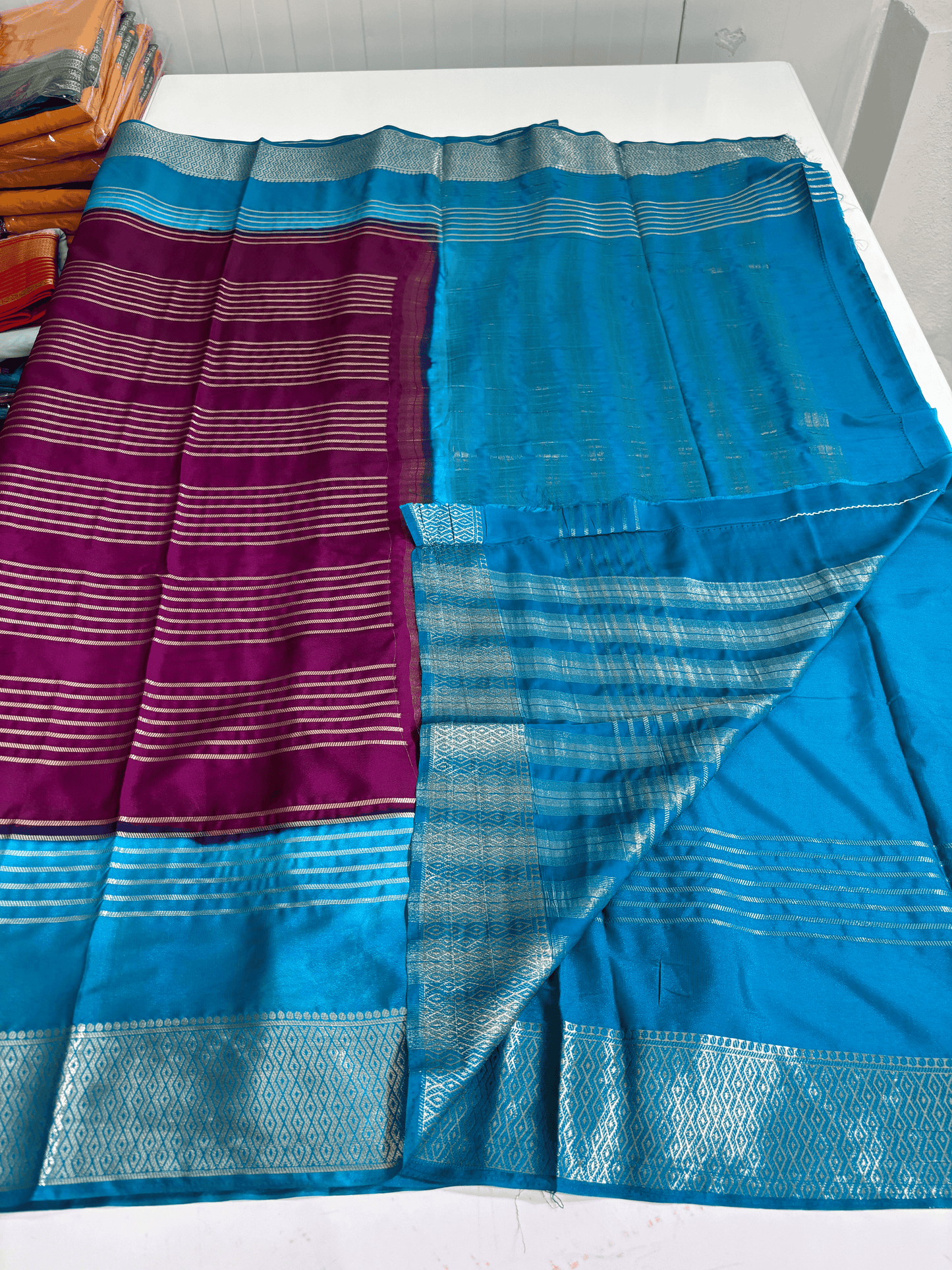 Semi Mysore Crepe Premium 2D