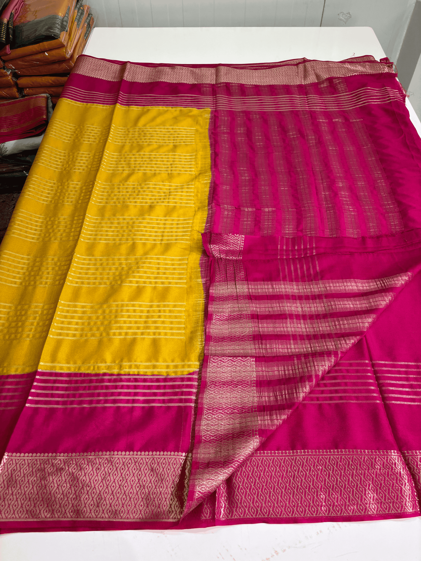 Semi Mysore Crepe Premium 2D