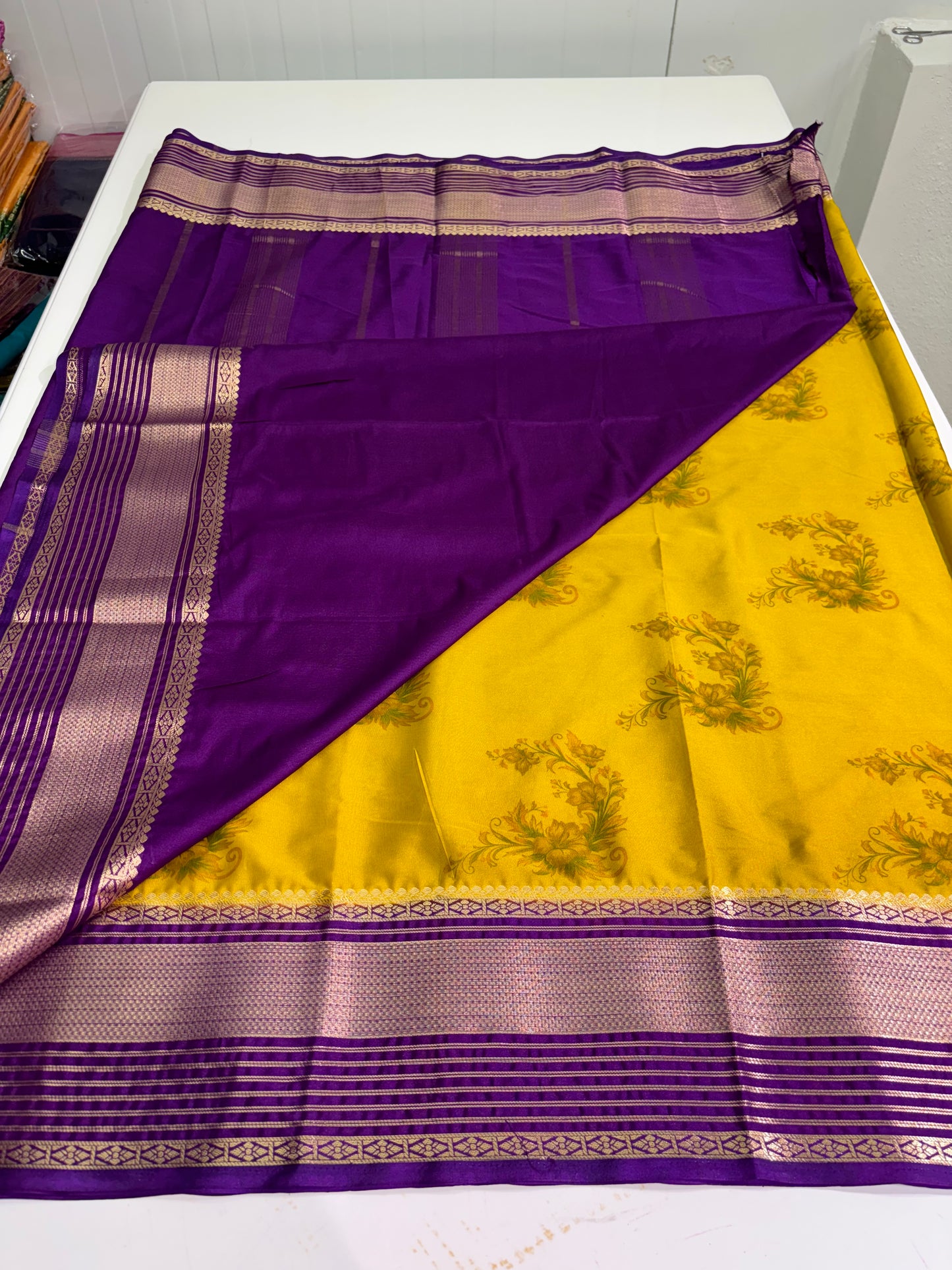 Printed Semi Mysore Crepe