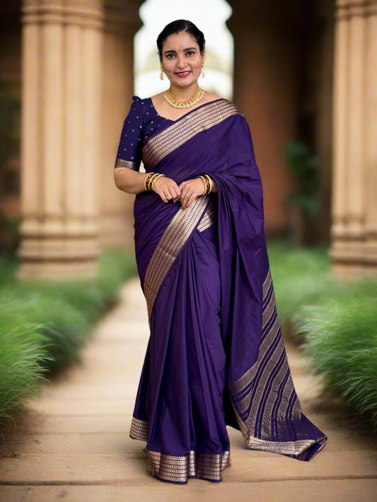Semi Mysore Crepe (Self Colour)