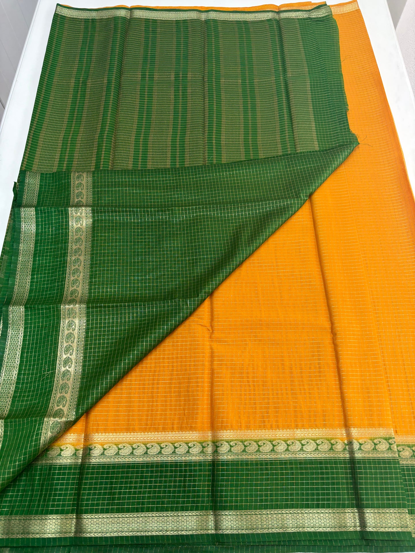 Semi Mysore Crepe (Checks Bentex)