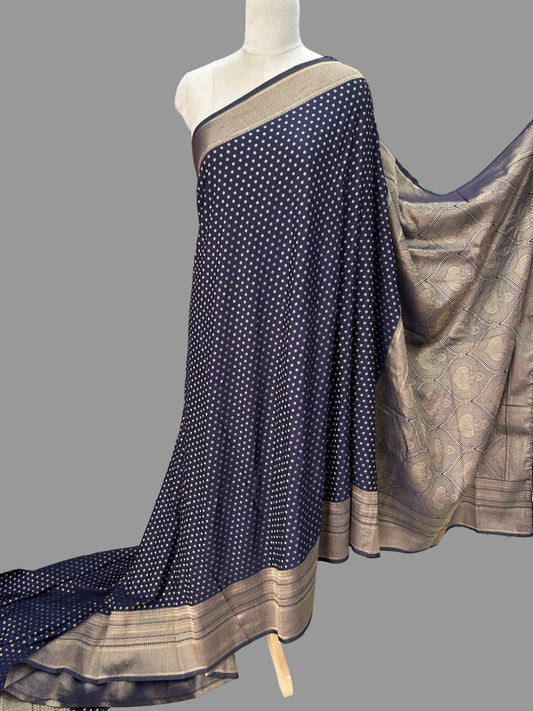 Banarasi Georgette with 1000 Buttas and Ultra Rich Pallu