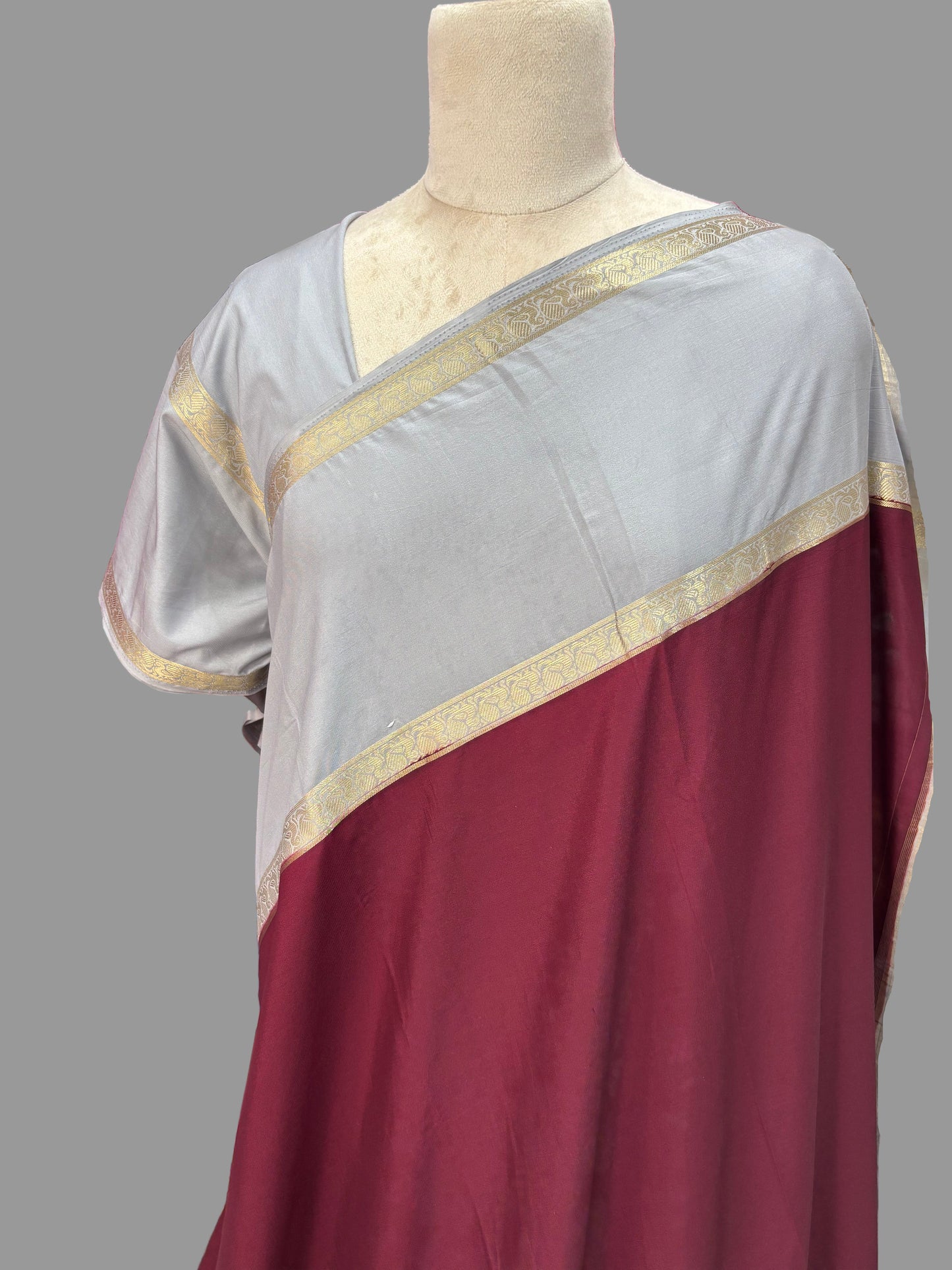 Semi Mysore Crepe (Piping Bentex Border)