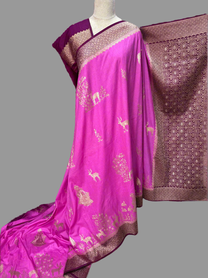 Dola (Deer Motifs and Grand Pallu)