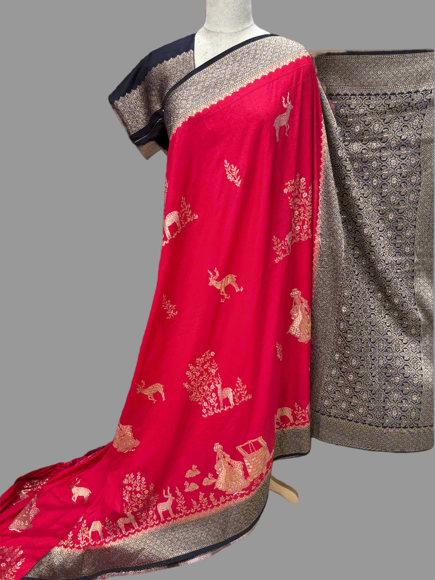 Dola (Deer Motifs and Grand Pallu)