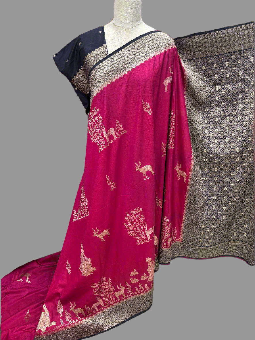 Dola (Deer Motifs and Grand Pallu)