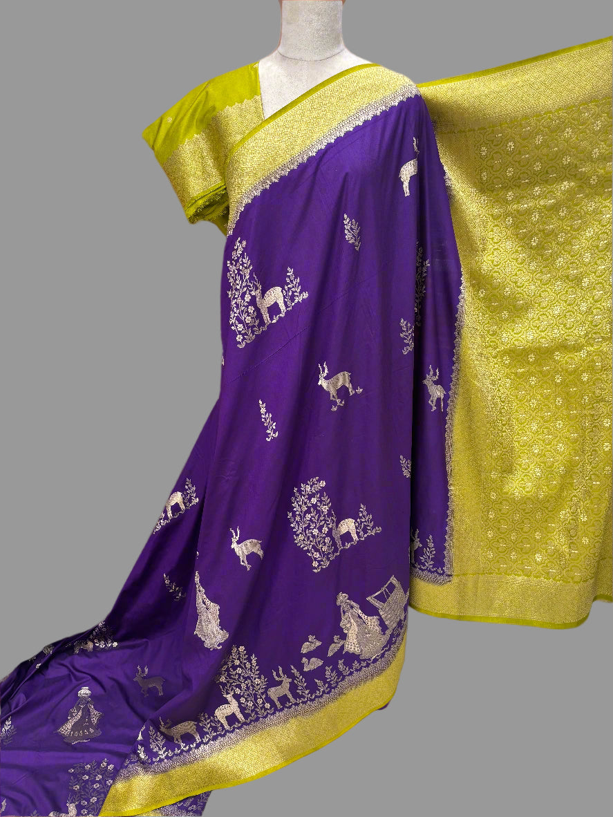 Dola (Deer Motifs and Grand Pallu)