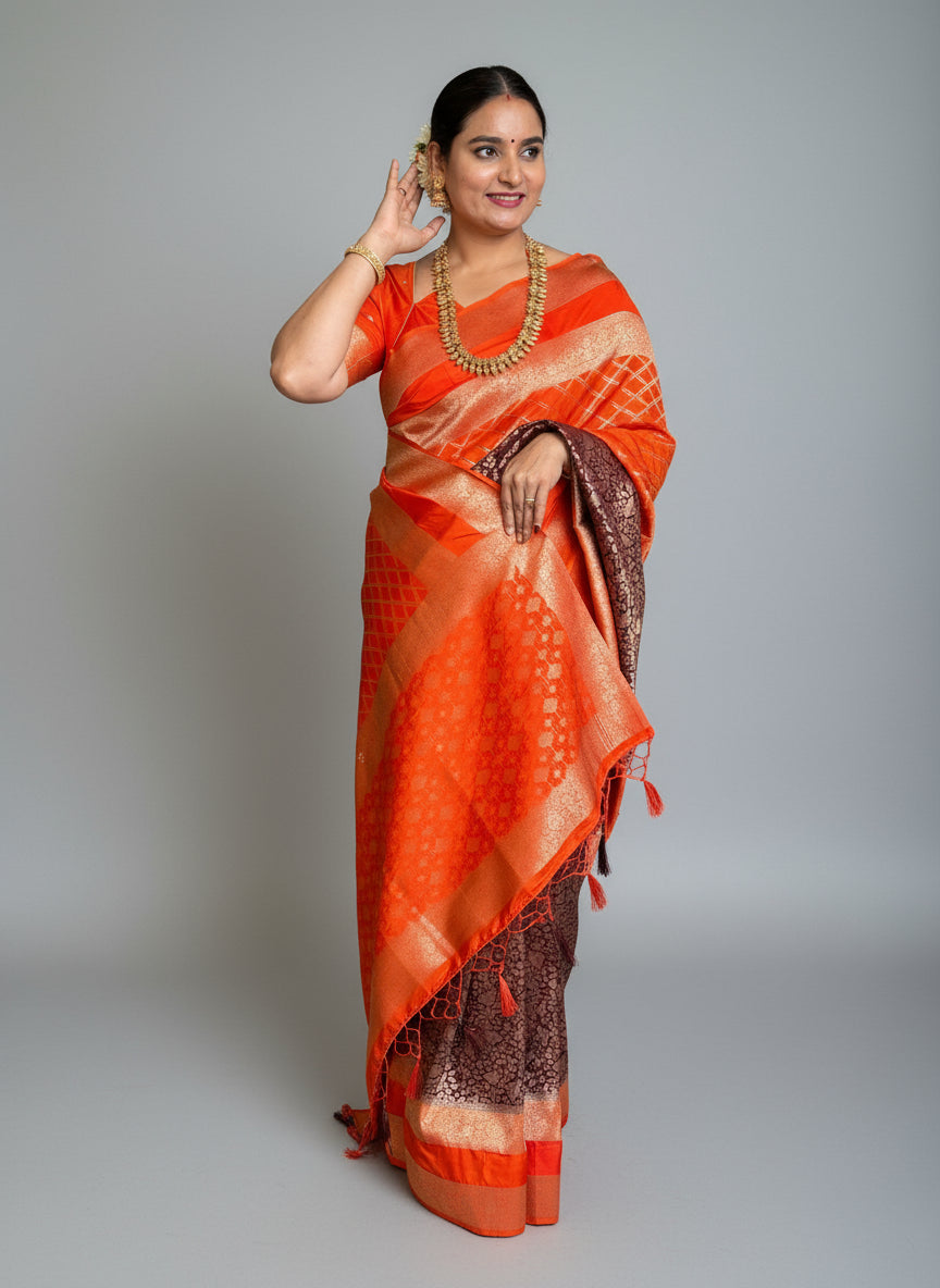 Brocade Dola (Premium, Half and Half)