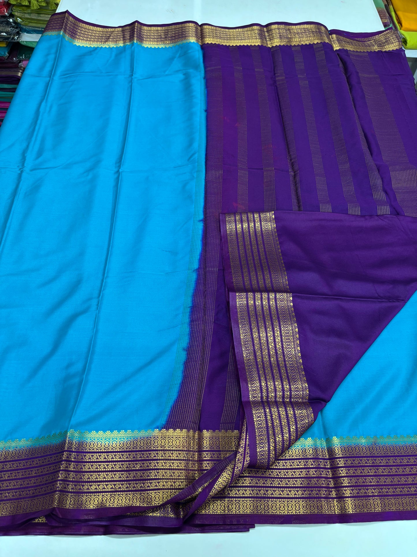 Semi Mysore Crepe (Sequence Border)