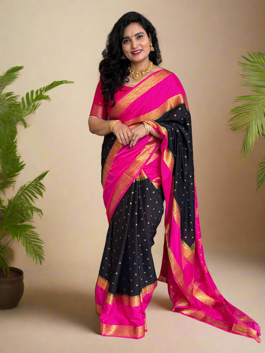 Semi Mysore Crepe (Motifs and Big Bentex)