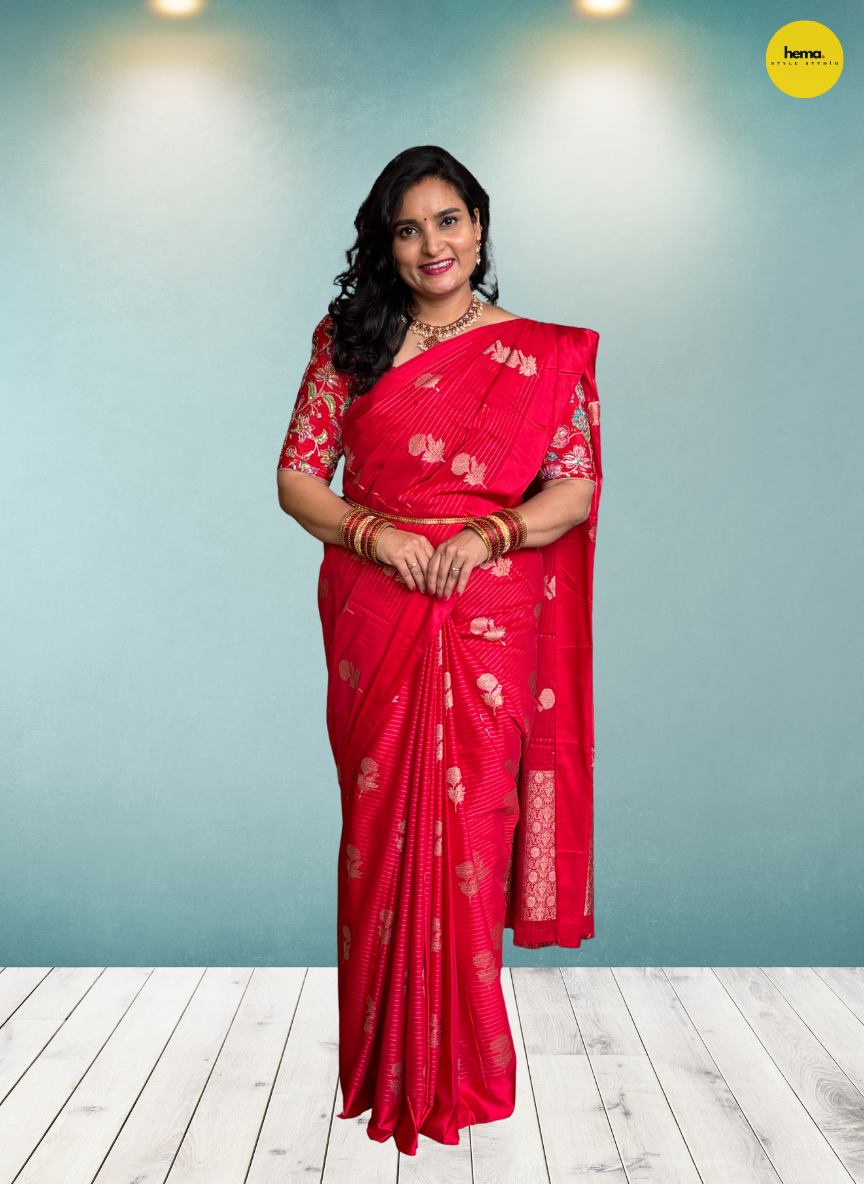 Crepe Satin Border (Borderless)