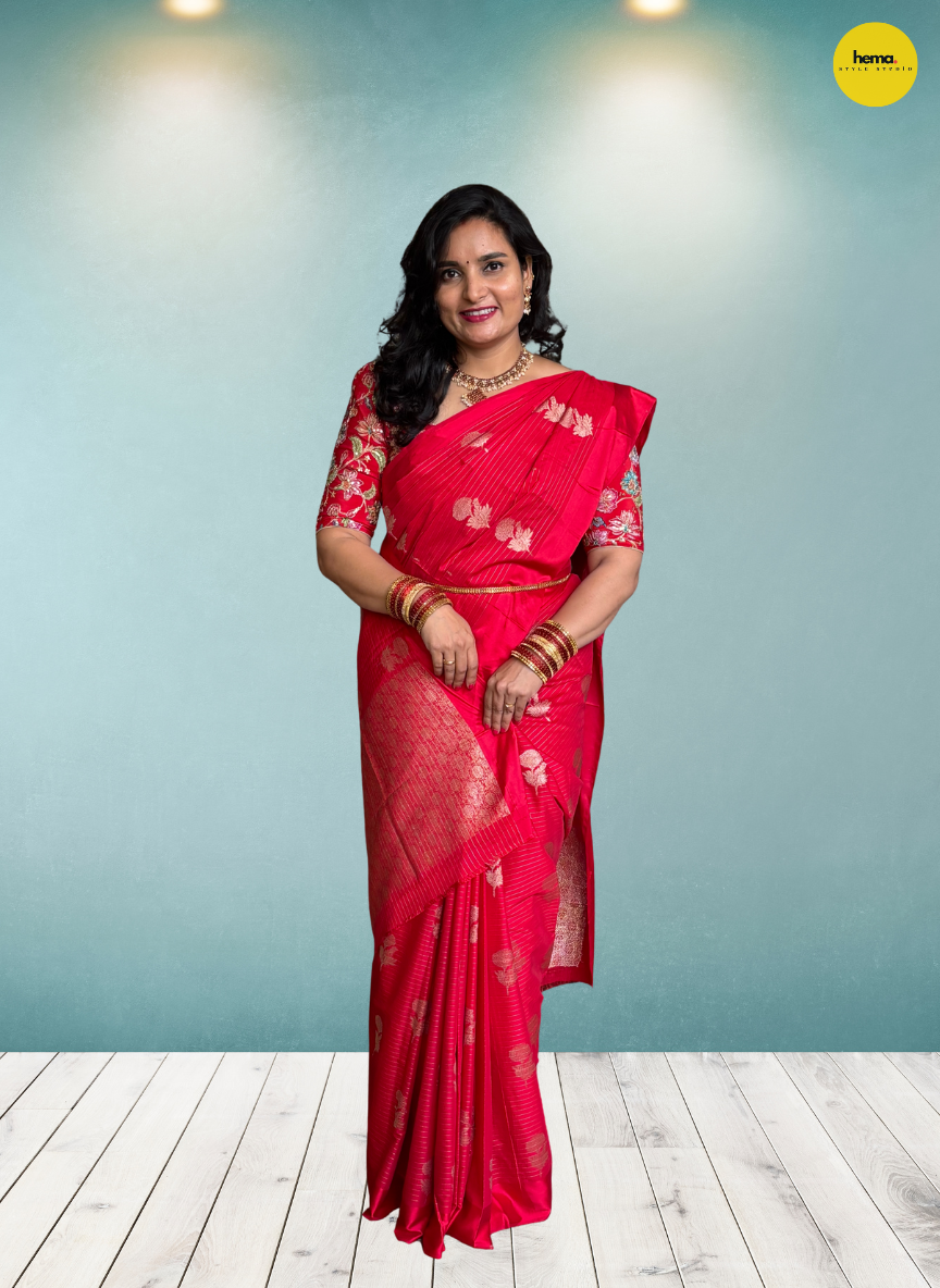 Crepe Satin Border (Borderless)