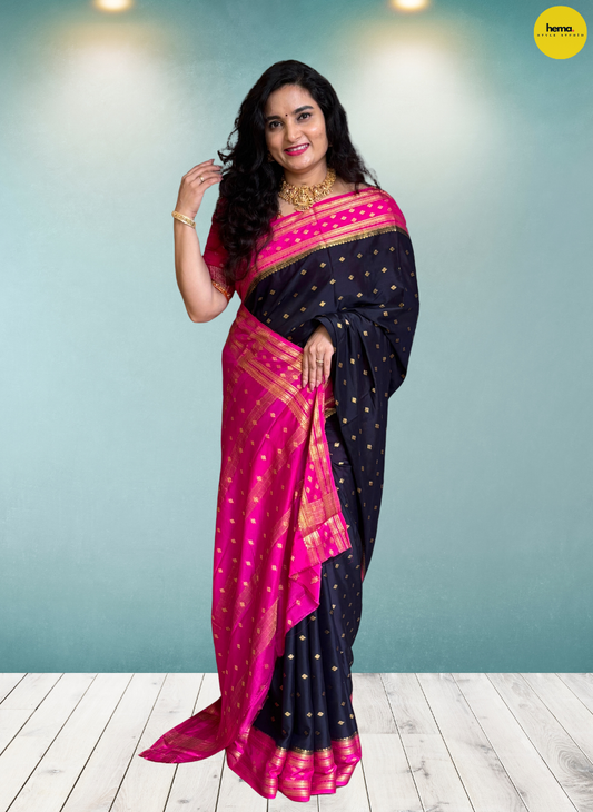 Semi Mysore Crepe (Premium, Motifs and Medium Bentex)