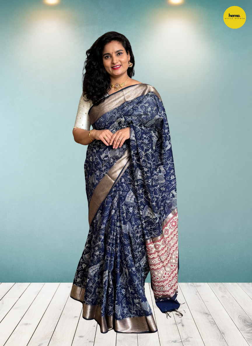 Linen Cotton (Kalamkari Print)