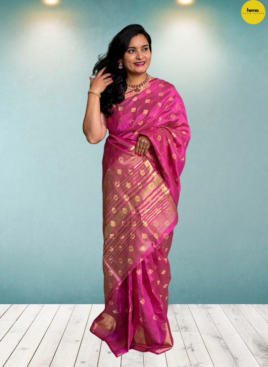 Tussar Saree (Mango Border)