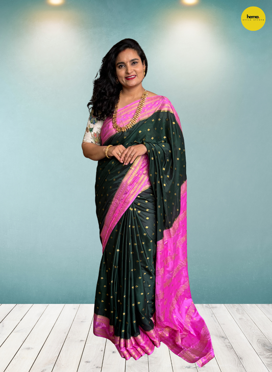 Semi Mysore Crepe (Premium, Motifs and Medium Bentex)