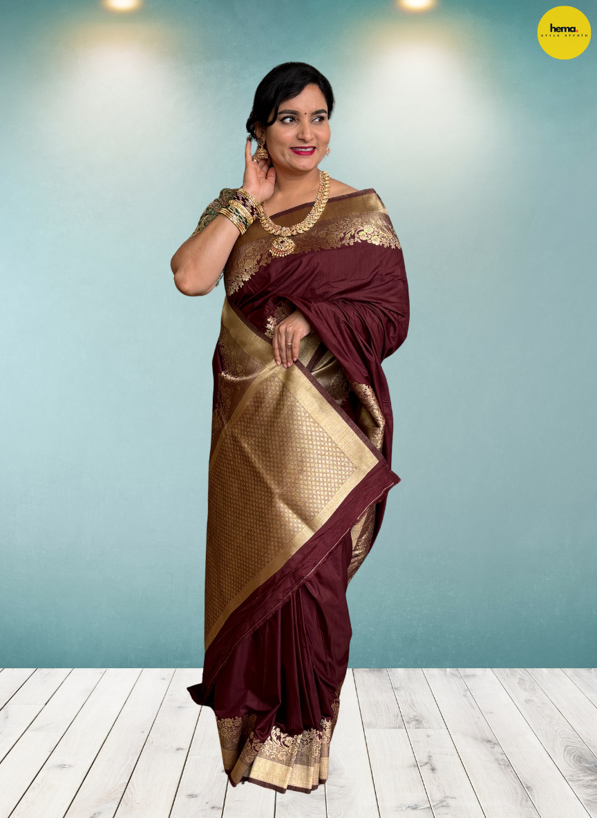 Mashru Silk (Floral Creeper)