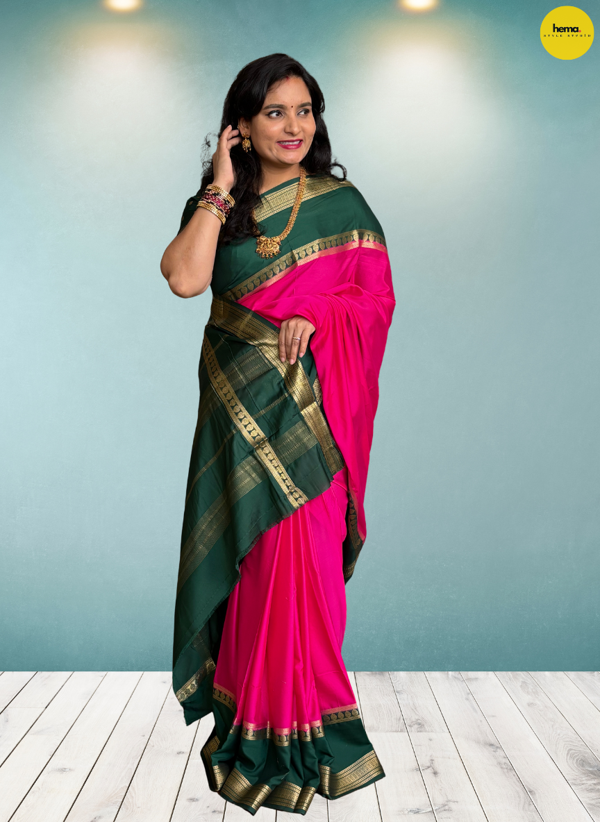 Semi Mysore Crepe (2D, Big Bentex Border)