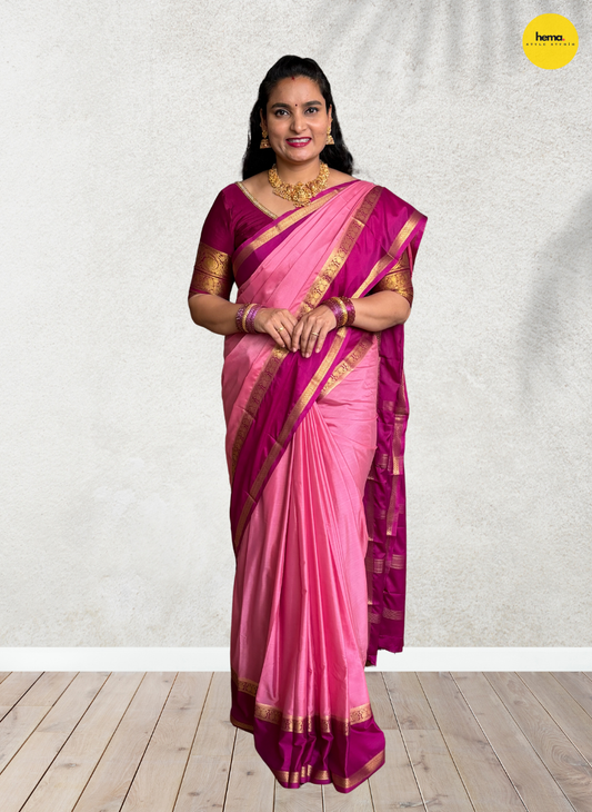 Semi Mysore Crepe (Premium, Mango Motifs Bentex Border)